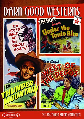 Darn Good Westerns #4 (Thunder Mountain, Under the Tonto Rim, West of Pecos) [2 DVDs] von Screenbound Pictures