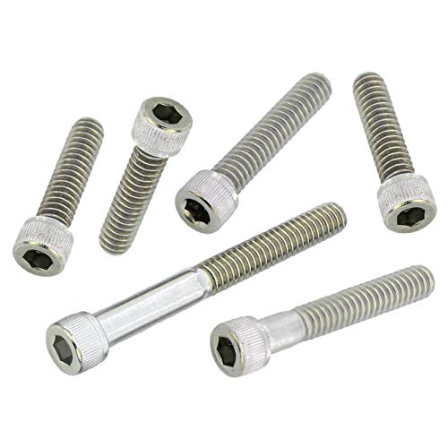 Screws4Bikes | 10x 10-24 x 2 (51mm) UNC Zylinderkopfschraube mit Innensechskant Zoll | Edelstahl von Screws4Bikes