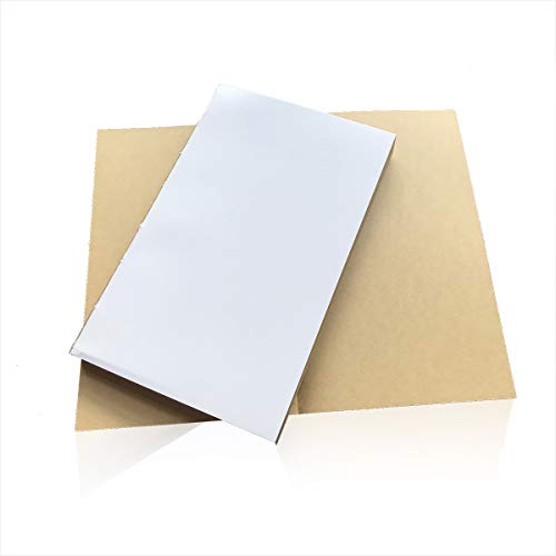 ScrodCat Notizbuch Nachfüllpapier, 250 g/m², 1 Stück, Krafteinlagen für nachfüllbare Leder-Journal – 19 cm x 12 cm Design Qualitäts-Papiereinlagen für Leder-Reisen-Notizbuch (Blank, B5) von Scrodcat