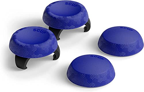 SCUF Griffe für Steuerknüppel - 4er Pack mit 2 Sockeln - Tactic - Joystick-Daumengriffe Für Xbox One und Xbox Serie X|S, PS4, PS5, Nintendo Switch Profi-Controller - Blau SCUF Griffe für Steuerknüppel - 4er Pack mit 2 Sockeln - Tactic - Joystick-Daumengriffe Für Xbox One und Xbox Serie X|S, PS4, PS5, Nintendo Switch Profi-Controller - Blau von Scuf