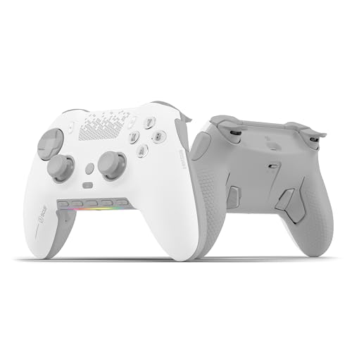 SCUF ENVISION PRO Wireless PC-Nur-Gaming-Controller - Fünf Abnehmbare G-Tasten - Abnehmbare Back-Paddles - Instant Triggers - iCUE-Kompatibel - Weiß von Scuf