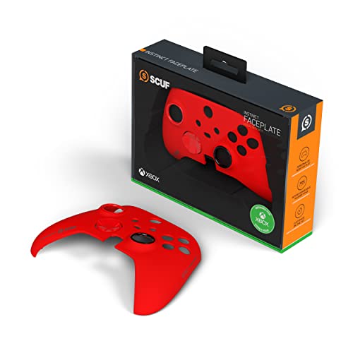 Scuf Instinct austauschbare Frontplatte, Controller-Farb-Designs für Xbox Series X|S und Xbox One - Rot 504-722-001-009-NA von Scuf