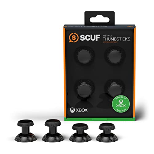 Scuf Instinct austauschbare Thumbsticks 4er-Pack, Ersatz-Joysticks Instinct Pro Performance-Controller für Xbox Series X|S - Schwarz von Scuf