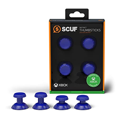 Scuf Instinct austauschbare Thumbsticks 4er-Pack, Ersatz-Joysticks nur für Scuf Instinct Pro Performance-Controller für Xbox Series X|S - Blau 504-601-01-002-NA von Scuf
