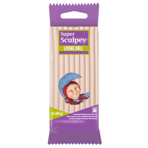 Sculpey Super Polyform ZSLD-3 Living Doll Sandplatz 1 Pound, c1 von Sculpey