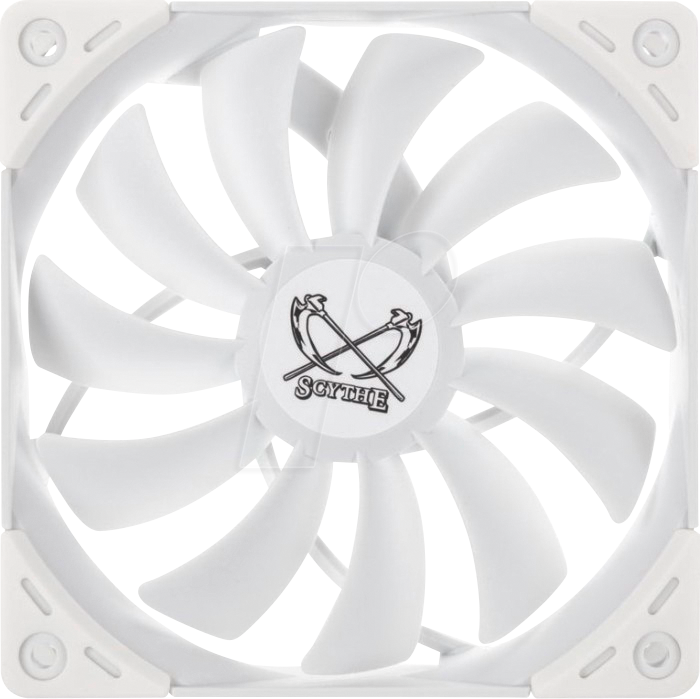 KF1225FD18W-P - Scythe Kaze Flex PWM Gehäuselüfter,120mm White 1800rpm von Scythe