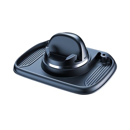 Handyhalterung Auto Armaturenbrett Handy-Halter Ständer Montieren Schreibtisch-Halterung für iPhone 16 15 Pro Max Samsung Park Nummeriertes Schild Silikon Schwarz 154×108×52 mm von Sdhgerh