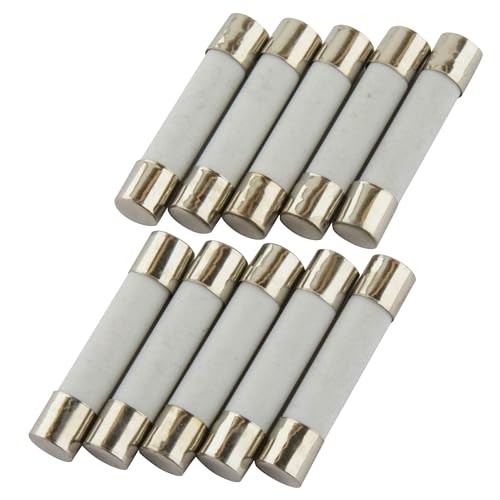 10er Packung SeKi Keramik Sicherung 1,6A, 6x30mm, Flink; Glassicherung Feinsicherung 250V von SeKi