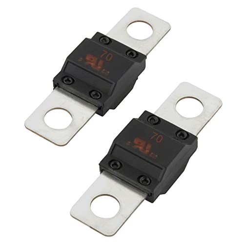 2 Stück SeKi Midi Schraubsicherung Hochstromsicherung 70A Ampere bis 32V DC - KFZ Auto LKW Streifensicherung von SeKi