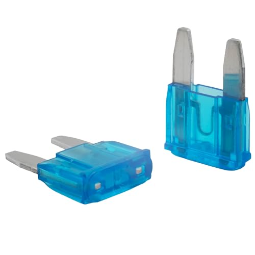 5 Stk. SeKi Mini Flachstecksicherung 15A blau; Auto Sicherung 32V/DC Flachsicherung Boot Anhänger LKW Wohnwagen von SeKi