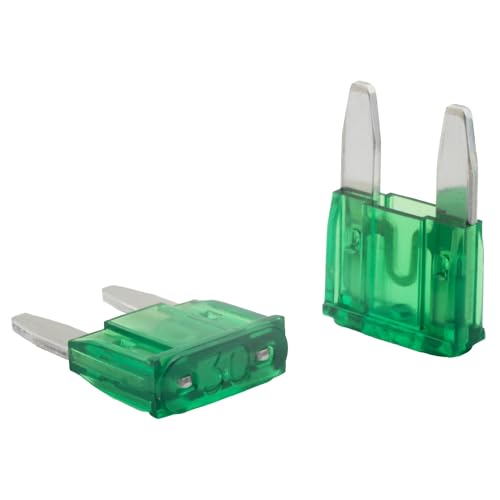 5 Stk. SeKi Mini Flachstecksicherung 30A grün; Auto Sicherung 32V/DC Flachsicherung Boot Anhänger LKW Wohnwagen 5 Stk. SeKi Mini Flachstecksicherung 30A grün; Auto Sicherung 32V/DC Flachsicherung Boot Anhänger LKW Wohnwagen von SeKi