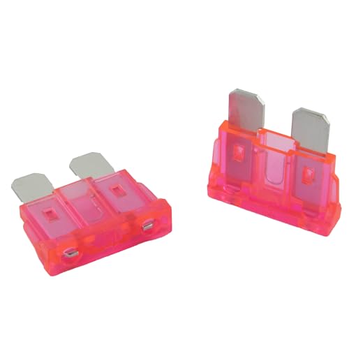 5 Stk. SeKi Standard ATO Flachstecksicherung 4A pink; Auto Sicherung 19mm Flachsicherung 32V/DC Boot Wohnwagen von SeKi