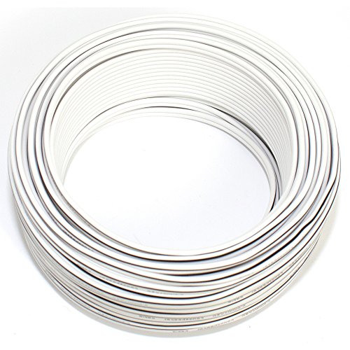 Lautsprecherkabel 2x0,50mm2 - 25m - weiss - CCA - Audiokabel - Boxenkabel Lautsprecherkabel 2x0,50mm2 - 25m - weiss - CCA - Audiokabel - Boxenkabel von SeKi