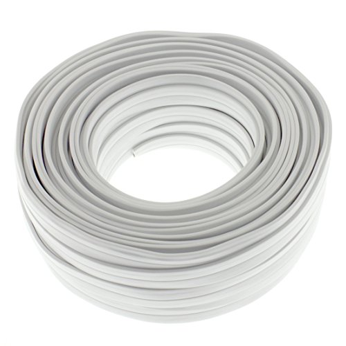 Lautsprecherkabel FLACH 2x2,5mm² - weiss - 25m - CCA - Audiokabel - Boxenkabel Lautsprecherkabel FLACH 2x2,5mm² - weiss - 25m - CCA - Audiokabel - Boxenkabel von SeKi