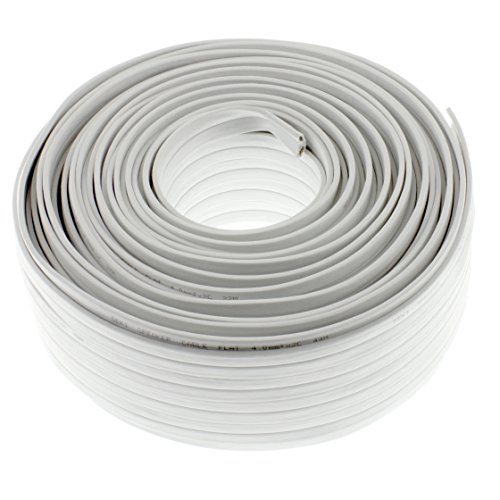 Lautsprecherkabel FLACH 2x4,0mm² - weiss - 50m - CCA - Audiokabel - Boxenkabel Lautsprecherkabel FLACH 2x4,0mm² - weiss - 50m - CCA - Audiokabel - Boxenkabel von SeKi