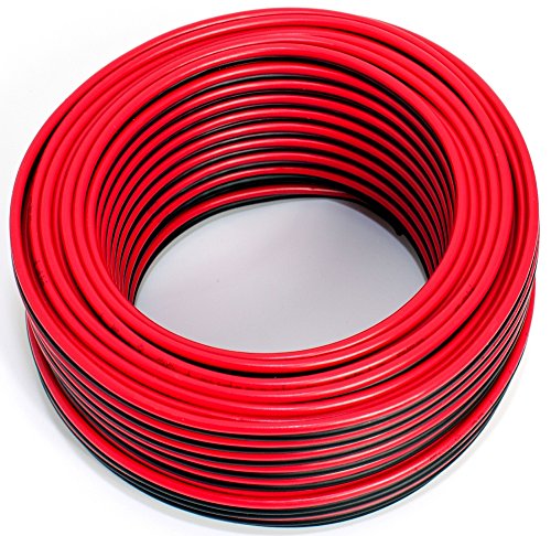 Lautsprecherkabel rot/schwarz 2X 1,50mm² 25M Ring von SeKi