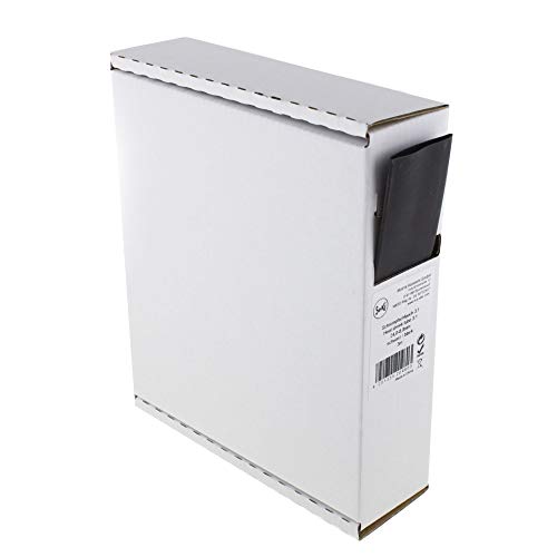 Schrumpfschlauch schwarz 3:1, 24,0-8,0mm, 3 Meter - Spenderbox von SeKi