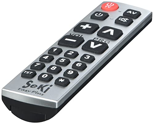 SeKi Easy Plus lernfähige Universal-Fernbedienung silber/schwarz SeKi Easy Plus lernfähige Universal-Fernbedienung silber/schwarz von SeKi