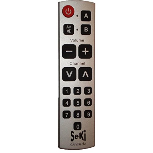 SeKi Grande silber - lernfähige Universal-Fernbedienung mit großen Tasten - für Senioren + Kinder SeKi Grande silber - lernfähige Universal-Fernbedienung mit großen Tasten - für Senioren + Kinder von SeKi