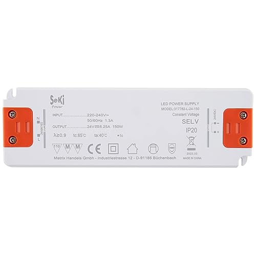 SeKi LED-Netzteil L-150-24 - 24V - 6,25A - 150W; LED Treiber - Transformator - Netzteil - Driver - Trafo von SeKi