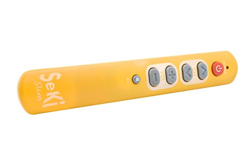 SeKi Slim gelb lernfähige Universal-Fernbedienung mit großen Tasten - für Senioren + Kinder SeKi Slim gelb lernfähige Universal-Fernbedienung mit großen Tasten - für Senioren + Kinder von SeKi