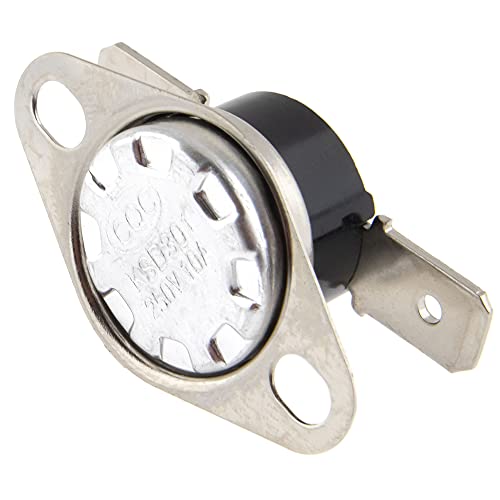 SeKi Temperaturschalter 75° 250V 10A; NC = normalerweise geschlossen / "Öffner"; Temperaturbegrenzer Thermoschalter Thermoschutz Temperaturregler von SeKi