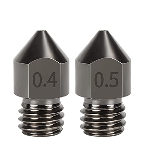 0,6mm Creality Düse aus gehärtetem Stahl 3D Drucker MK8 Nozzle. Hardened Steel Nozzle von Sea 3D