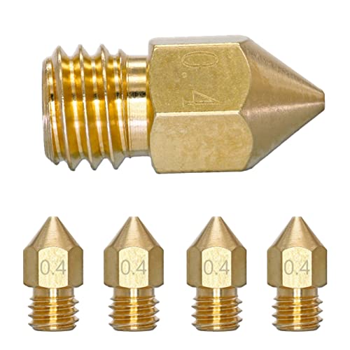 1x 0,6mm Düse für Creality Ender 3, Ender 5, Cr10 usw. MK8 3D Drucker Nozzle von Sea 3D