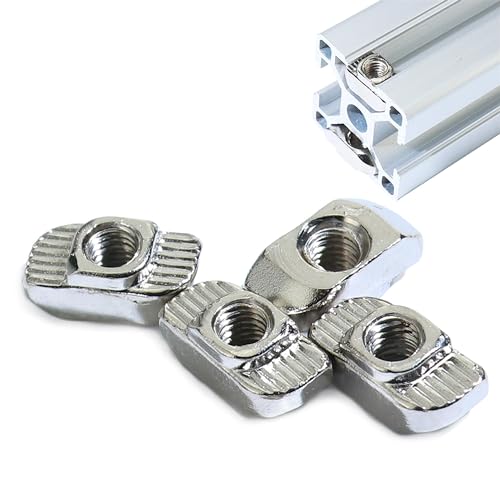 25 Stück M6 Nut 8 Hammermutter, Gewinde 3030 4040 Profil Nutenstein 3D Drucker CNC von Sea 3D