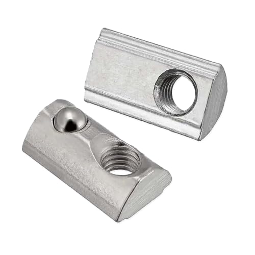 50 Stück M4 Nutenstein Nut 8 4040 Alu Profile, mit Zentrierung Federkugel von Sea 3D