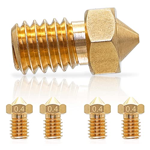 Sea 3D 0,6mm 5 Stück Anycubic i3 Düse, Kobra Go & Neo Nozzle e3d v6 3D Drucker e3d Mega von Sea 3D