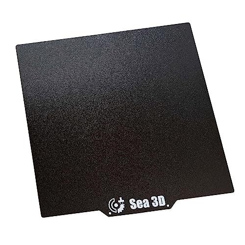 Sea 3D SeaPlate-Black Schwarze 3D Druckplatte 220x220mm 2-seitig fein strukturiert von Sea 3D