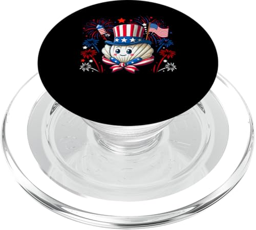 Jakobsmuschel 4. Juli US-Flagge Feuerwerk Meerestier Patriotisches Team PopSockets PopGrip für MagSafe Jakobsmuschel 4. Juli US-Flagge Feuerwerk Meerestier Patriotisches Team PopSockets PopGrip für MagSafe von Sea Animal 4th Of July Costume