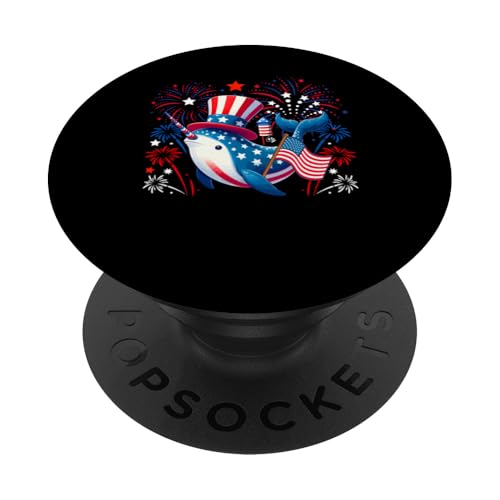 Narwhal 4. Juli US-Flagge Feuerwerk Meerestier Patriotisches Team PopSockets Klebender PopGrip Narwhal 4. Juli US-Flagge Feuerwerk Meerestier Patriotisches Team PopSockets Klebender PopGrip von Sea Animal 4th Of July Costume