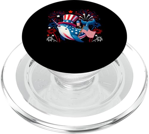 Narwhal 4. Juli US-Flagge Feuerwerk Meerestier Patriotisches Team PopSockets PopGrip für MagSafe Narwhal 4. Juli US-Flagge Feuerwerk Meerestier Patriotisches Team PopSockets PopGrip für MagSafe von Sea Animal 4th Of July Costume