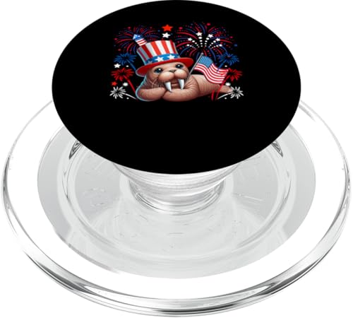 Walross 4. Juli US-Flagge Feuerwerk Meerestier Patriotisches Team PopSockets PopGrip für MagSafe Walross 4. Juli US-Flagge Feuerwerk Meerestier Patriotisches Team PopSockets PopGrip für MagSafe von Sea Animal 4th Of July Costume