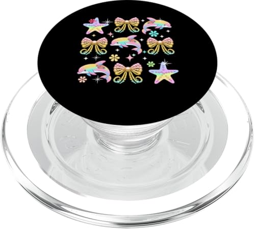 Three Colorful Dolphins Bow Ties Costume Girls Women Kids PopSockets PopGrip für MagSafe Three Colorful Dolphins Bow Ties Costume Girls Women Kids PopSockets PopGrip für MagSafe von Sea Animal Vacations Costume