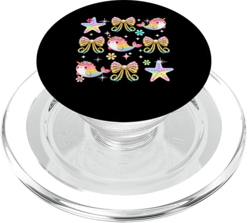 Three Colorful Narwhals Bow Ties Costume Girls Women Kids PopSockets PopGrip für MagSafe Three Colorful Narwhals Bow Ties Costume Girls Women Kids PopSockets PopGrip für MagSafe von Sea Animal Vacations Costume