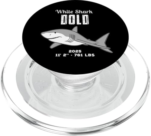 Weißer Haifisch PopSockets PopGrip für MagSafe von Sea Life Migration Gift