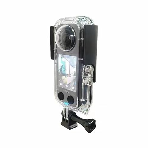 Sea frogs Waterproof Case for Insta360 X3 Panoramic Camera, 195FT/60M IPX8 Certified Sports Underwater Swimming Diving Surfing Snorkeling Case (transparent) von Sea frogs