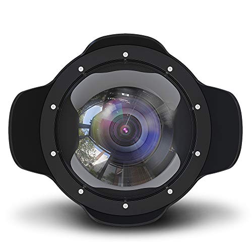 Sea frogs 8'' Dry Dome Port for Sony a7RIII/a9(16-35mm) Canon EOS 750D/760D (18-55 mm) Canon 80D/750D/760D(18-135mm) Fujifilm X-T2(16-50mm/16-55mm/18-55mm) von Sea frogs