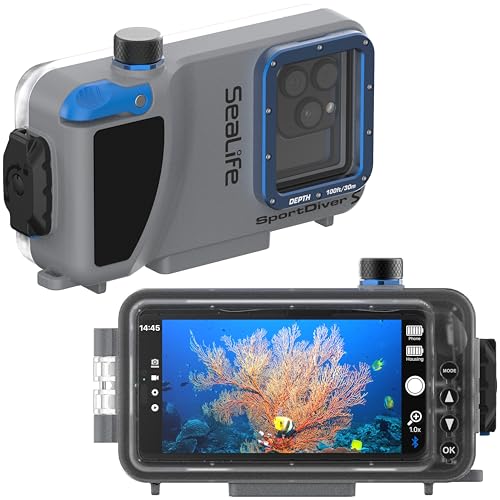 SeaLife SportDiver S Kompaktes Smartphone-Tauchgehäuse – Tauchen Sie bis zu 30 m, wasserdichte Fotografie, einfache Kamerasteuerung, mit Leckalarmen, passend für alle iPhones und die meisten SeaLife SportDiver S Kompaktes Smartphone-Tauchgehäuse – Tauchen Sie bis zu 30 m, wasserdichte Fotografie, einfache Kamerasteuerung, mit Leckalarmen, passend für alle iPhones und die meisten von SeaLife