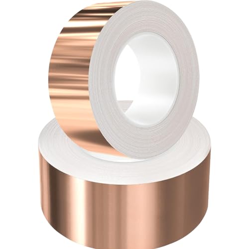 Seachrgif Kupferband gegen Schnecken 70mm x 20M Schneckenschutz Kupferband,Kupferfolie Selbstklebend,Schneckenschutz Hochbet, Electrical Tape EMI Abschirmung, Copper tape, Kupferklebeband Seachrgif Kupferband gegen Schnecken 70mm x 20M Schneckenschutz Kupferband,Kupferfolie Selbstklebend,Schneckenschutz Hochbet, Electrical Tape EMI Abschirmung, Copper tape, Kupferklebeband von Seachrgif