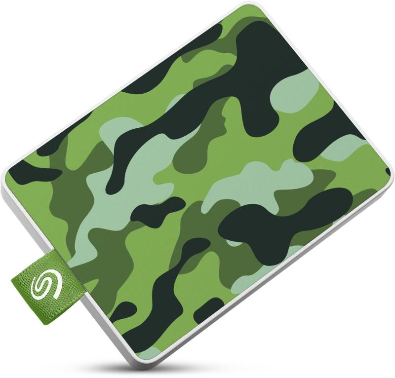One Touch USB 3.0 (500GB) Special Edition Externe SSD camouflage grün von Seagate