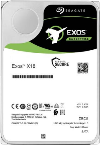 SEAGATE ENTERPRISE C EXOS X18 10TB 3.5 7200RPM SAS HELIUM 512E (ST10000NM014G) von Seagate