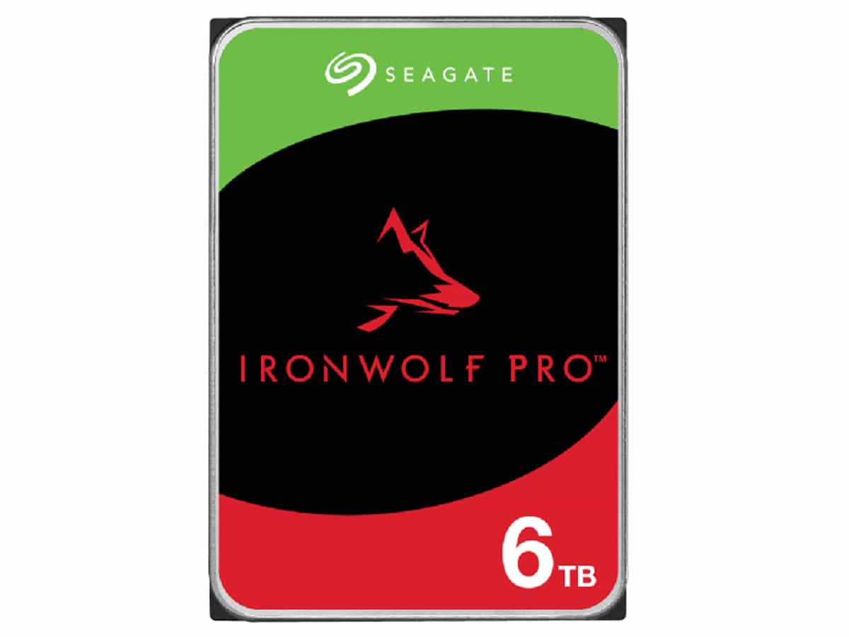 SEAGATE HDD Ironwolf Pro ST6000NT001 6TB, 8,9 cm (3,5") von Seagate