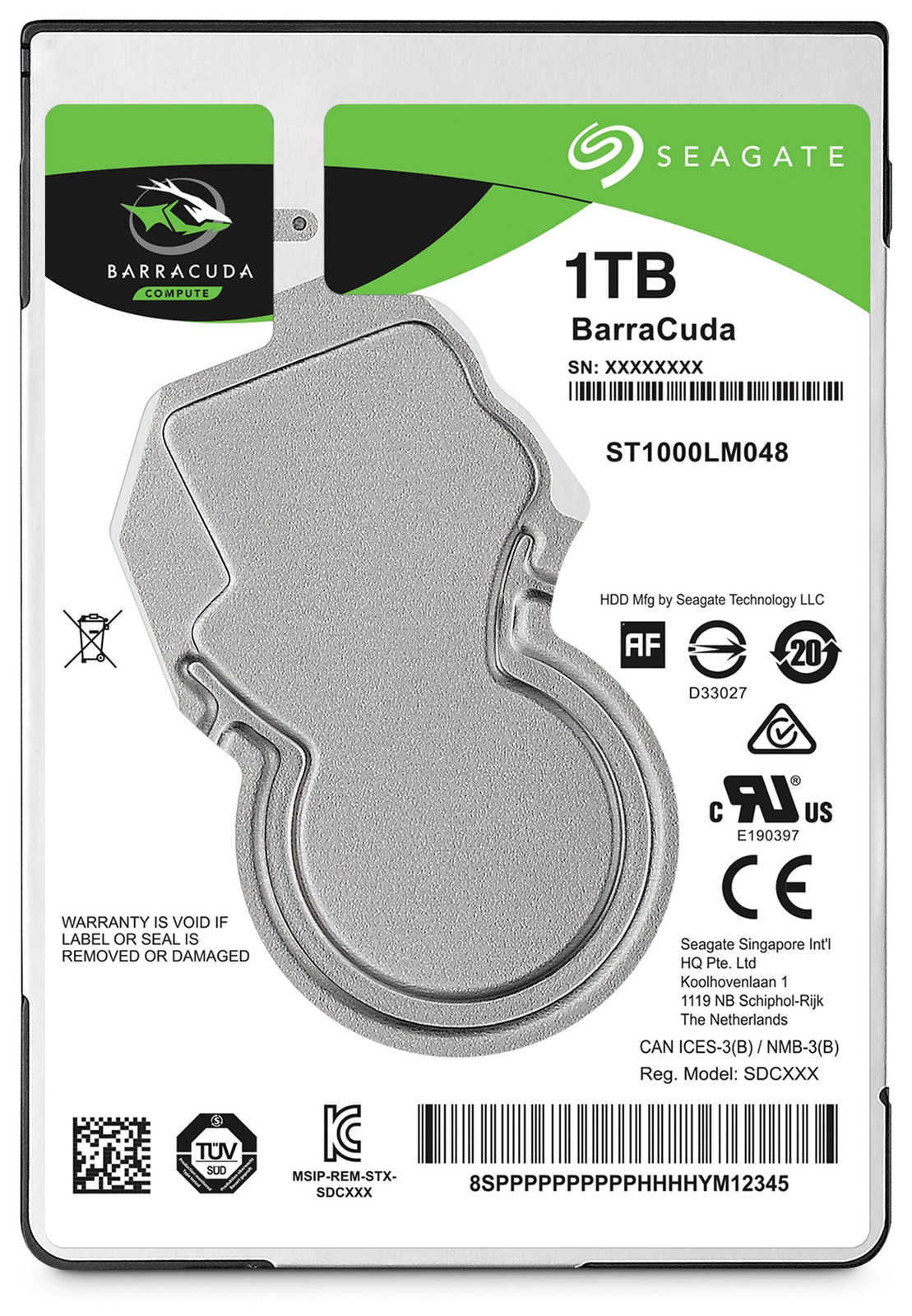 SEAGATE SATA-HDD Barracuda ST1000LM048, 2,5", 1TB, 5400RPM, 128MB SEAGATE SATA-HDD Barracuda ST1000LM048, 2,5", 1TB, 5400RPM, 128MB von Seagate