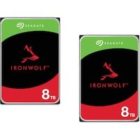 Seagate 2er Set IronWolf NAS HDD ST8000VN002 - 8 TB 5400 rpm 3,5 Zoll SATA 6 Gbi Seagate 2er Set IronWolf NAS HDD ST8000VN002 - 8 TB 5400 rpm 3,5 Zoll SATA 6 Gbi von Seagate