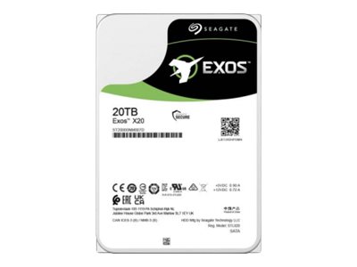 Seagate 8.9cm (3.5)  20TB SAS3 Exos X20 512e 7200 256MB von Seagate