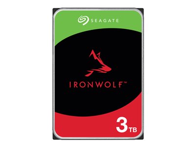 Seagate 8.9cm (3.5)   3TB SATA3 IronWolf  5400 256MB intern von Seagate